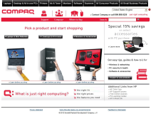 Compaq Website