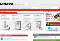 Lenovo Website